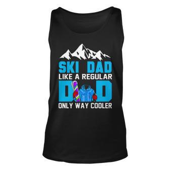 Ski Dad Like A Regular Dad Only Way Cooler V2 Unisex Tank Top | Mazezy