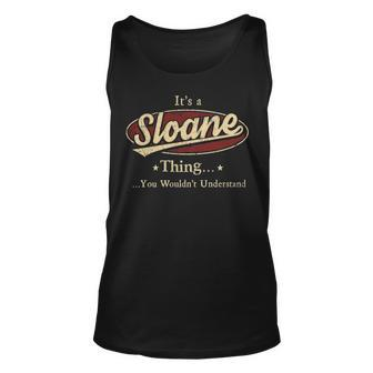 Sloane Shirt Personalized Name Gifts With Name Sloane Unisex Tank Top - Seseable