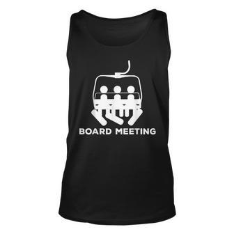 Snowboard Meeting Gift Idea - Snowboarding Vacation Skiing Unisex Tank Top | Mazezy