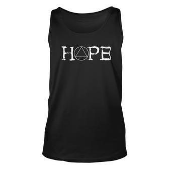 Sobriety Hope Recovery Alcoholic Sober Recover Aa Support Men Women Tank Top Graphic Print Unisex - Thegiftio UK