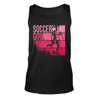 Soccer Gifts For Girls - Soccer N Girl Player Gift Unisex Tank Top - Seseable