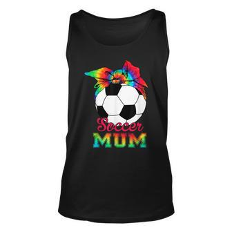 Soccer Mum Tie Dye Soccer Lover Mothers Day Unisex Tank Top - Thegiftio UK