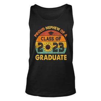Sonnenblume Senior Proud Neffe Klasse 2023 Graduate Vintage Tank Top - Seseable