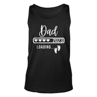 Soon To Be Dad Est 2023 Baby Loading Pregnancy Announcement Unisex Tank Top - Thegiftio UK