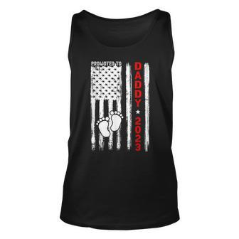 Soon To Be Dad First Time Daddy Promoted To Daddy 2023 Flag Unisex Tank Top - Seseable