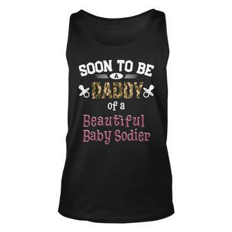 Soon To Be Daddy Of A Beautiful Baby Girl New Dad Father Day Unisex Tank Top - Thegiftio UK