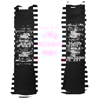 Soon To Be Mommy Est 2023 Mothers Day First Time Mom Gift Unisex Tank Top - Seseable