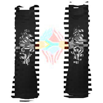 South African Blood Inside Me | South Africa Flag Gift Unisex Tank Top - Seseable