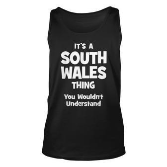 South Wales Thing College University Alumni Funny Unisex Tank Top - Seseable