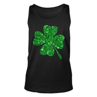 Sparkle Clover Shamrock Irish For St Patricks & Pattys Day V2 Tank Top | Mazezy