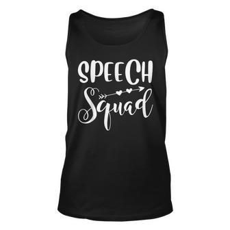 Speech Squad Cute Speech Language Pathologist Therapist Tank Top | Mazezy