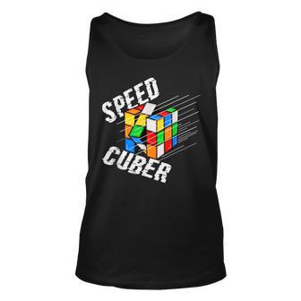 Speed Cuber Speed Cubing Puzzles Cubing Puzzles Unisex Tank Top - Seseable