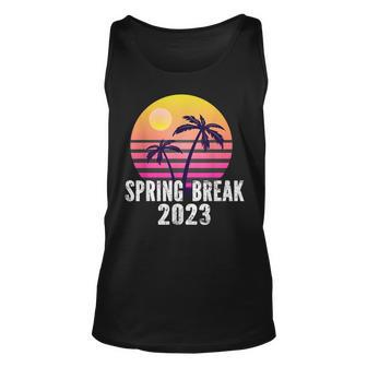 Spring Break 2023 Family Spring Break Sunset 2023 Unisex Tank Top | Mazezy