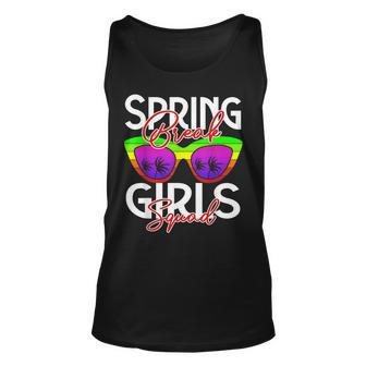 Spring Break Squad 2023 Retro Spring Break 2023 Girls Squad Unisex Tank Top - Seseable