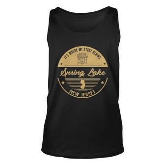 Spring Lake New Jersey Its Where My Story Begins Unisex Tank Top - Seseable