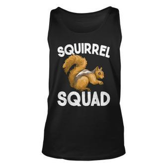 Squirrel Squad Squeak Chestnut Animal Unisex Tank Top | Mazezy