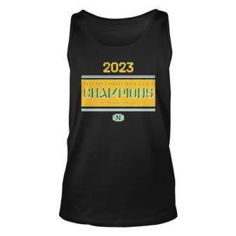 St Norbert 2023 Nacc Mens Indoor Track And Field Champions Unisex Tank Top | Mazezy