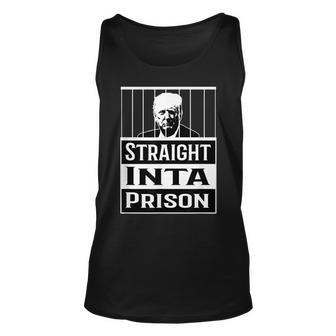 Straight Inta Prison Anti President Trump Behind Bars Tank Top | Mazezy