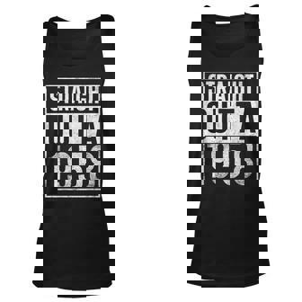 Straight Outta 1958 Year Of Birth Birthday Unisex Tank Top | Mazezy