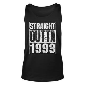 Straight Outta 1993 30Th Bithday Gift 30 Years Old Birthday Unisex Tank Top - Seseable