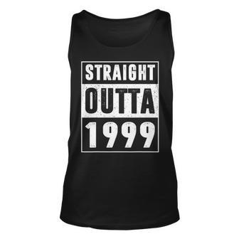Straight Outta 1999 Vintage 22 Years Old 22Nd Birthday Gifts Unisex Tank Top - Seseable