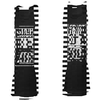Straight Outta 2005 Year Of Birth Birthday Unisex Tank Top | Mazezy