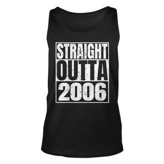 Straight Outta 2006 13Th Funny Birthday Gifts Tees Unisex Tank Top | Mazezy