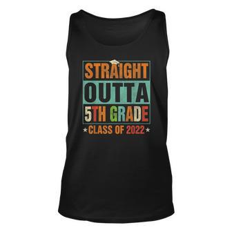 Straight Outta 5Th Grade Funny 2022 Graduation Gifts Men Women Tank Top Graphic Print Unisex - Thegiftio UK