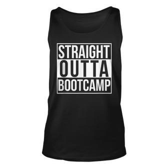 Straight Outta Bootcamp Unisex Tank Top - Seseable