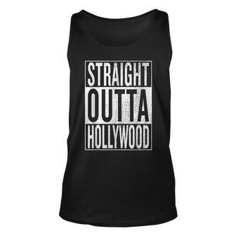 Straight Outta Hollywood Great Travel & Gift Idea Unisex Tank Top - Seseable