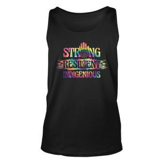 Strong Resilient Indigenious Cherokee Native Indigenous Unisex Tank Top | Mazezy