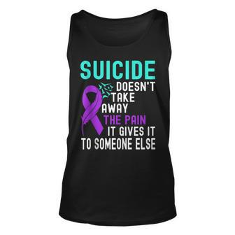 Suicide Awareness Mental Health Suicide Prevention Awareness Men Women Tank Top Graphic Print Unisex - Thegiftio UK
