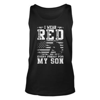 Support Our Troops Shirt Wear Red Friday Military Tee Gifts Unisex Tank Top | Mazezy