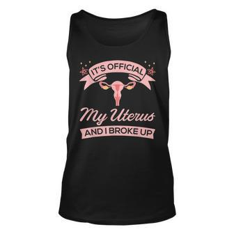 Surgical Removal Uterus - Recovery Hysterectomy Unisex Tank Top | Mazezy