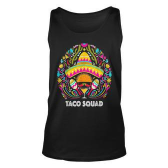 Taco Squad Cinco De Mayo Cute Mexican Food Lover Group Tank Top | Mazezy