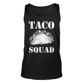 Taco Squad Funny Mexican Food Gift Unisex Tank Top | Mazezy