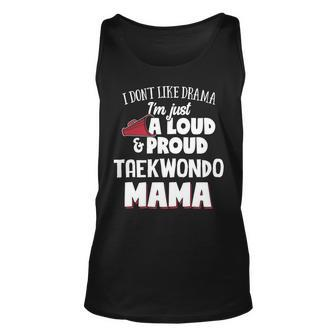 Taekwondo Mom Loud And Proud Mama Men Women Tank Top Graphic Print Unisex - Thegiftio UK