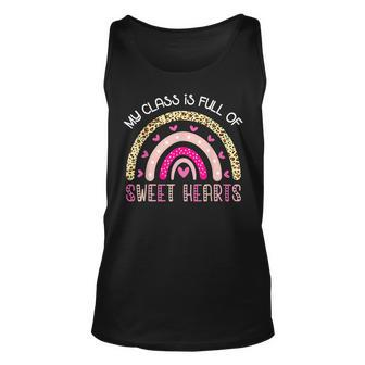 Teacher Valentines Day - My Class Is Full Of Sweethearts Unisex Tank Top - Seseable