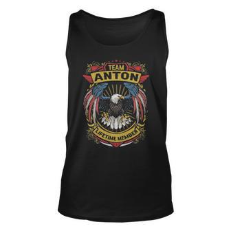 Team Anton Lifetime Member Anton Last Name Unisex Tank Top - Seseable