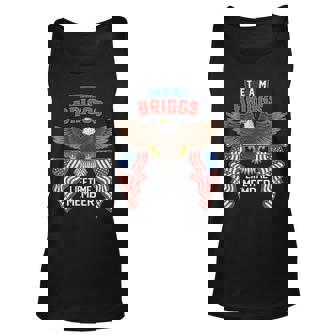 Team Briggs Lifetime Member Us Flag Unisex Tank Top - Seseable