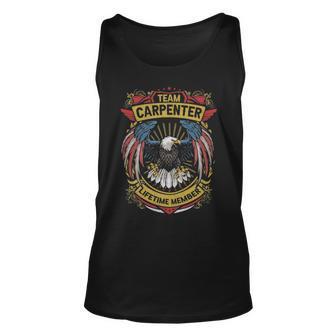 Team Carpenter Lifetime Member Carpenter Last Name Unisex Tank Top - Seseable