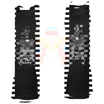 Team Neal Lifetime Member Us Flag Unisex Tank Top - Seseable
