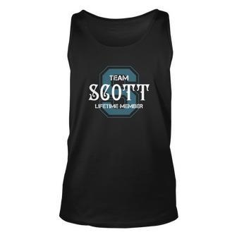 Team Scott Lifetime Member V2 Unisex Tank Top - Seseable