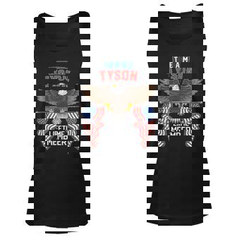 Team Tyson Lifetime Member Us Flag Unisex Tank Top - Seseable