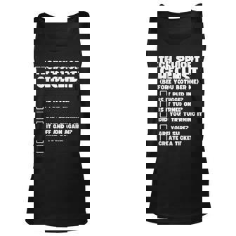 Tech Support Checklist Funny Tech Support Gift Unisex Tank Top - Thegiftio UK