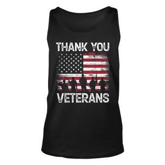 Thank You Veterans Veterans Thank You Veterans Day V3 Unisex Tank Top - Seseable