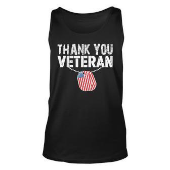 Thank You Veterans Will Make An Amazing Veterans Day V4 Unisex Tank Top - Seseable
