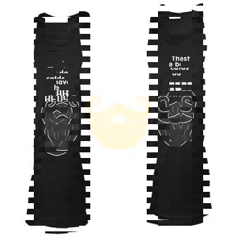The Best Cat Dads Have Beards Funny Bearded Cat Dad Gift Unisex Tank Top | Mazezy