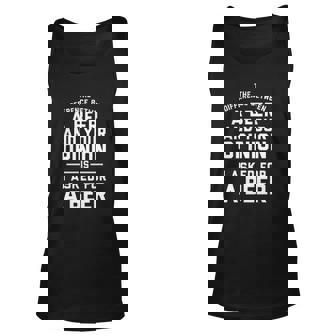 The Difference Between A Beer And Your Opinion Enjoyable Gift 2022 Men Women Tank Top Graphic Print Unisex - Thegiftio