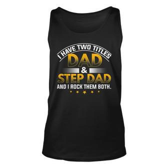 The Funny Worlds Best Step Dad Unisex Tank Top | Mazezy UK